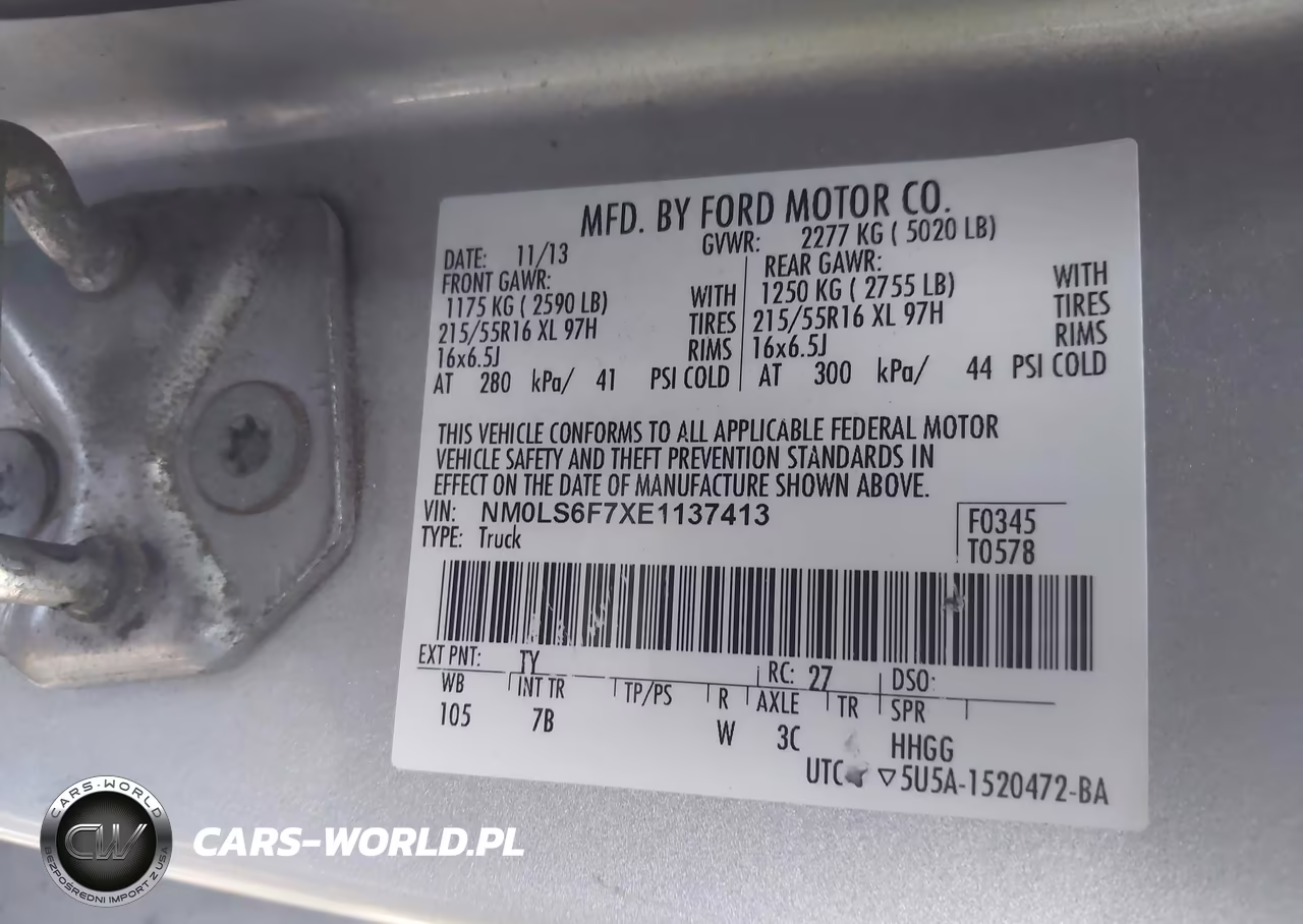2014 Ford Transit Connect Xlt VIN:NM0LS6F7XE1137413 - 9