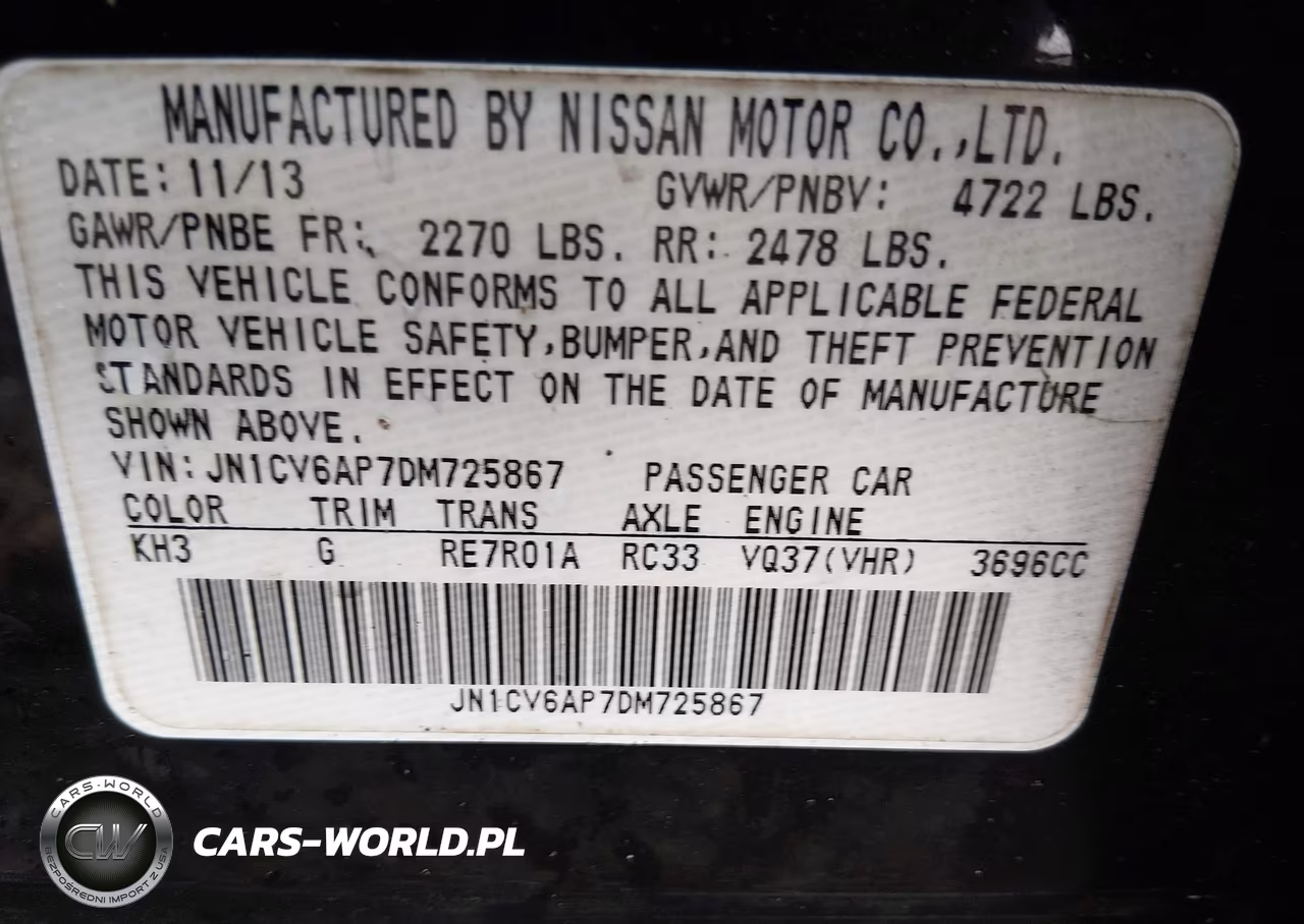 2013 Infiniti G37 Journey VIN:JN1CV6AP7DM725867 - 9