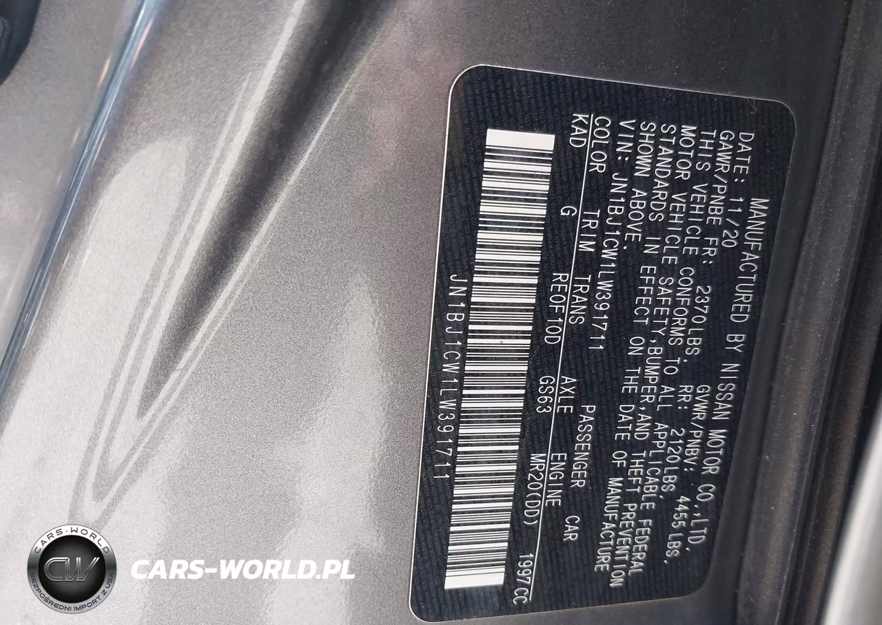2020 Nissan Rogue Sport S Awd Xtronic Cvt VIN:JN1BJ1CW1LW391711 - 9