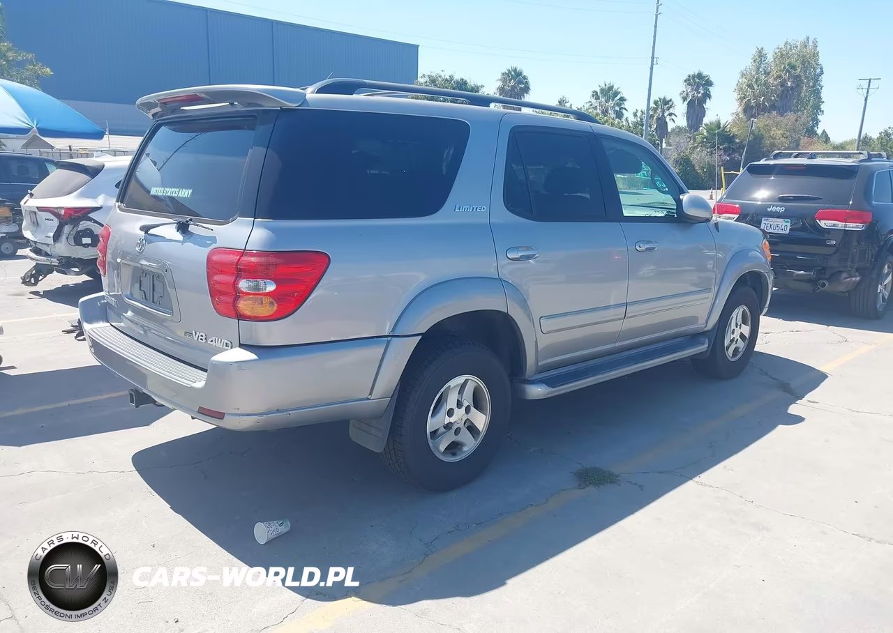 2001 Toyota Sequoia Limited V8 VIN:5TDBT48A61S036844 - 4