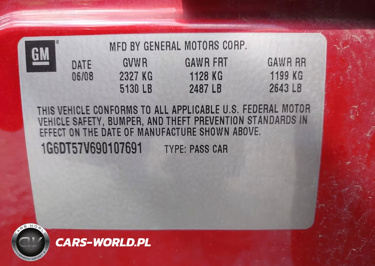 2009 Cadillac Cts Awd W-1Sb VIN:1G6DT57V690107691 - 9