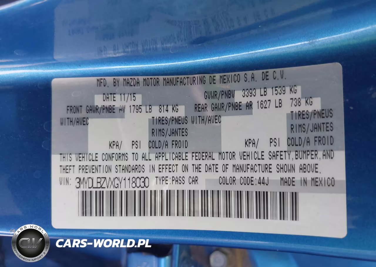 2016 Scion Ia VIN:3MYDLBZVXGY118030 - 9