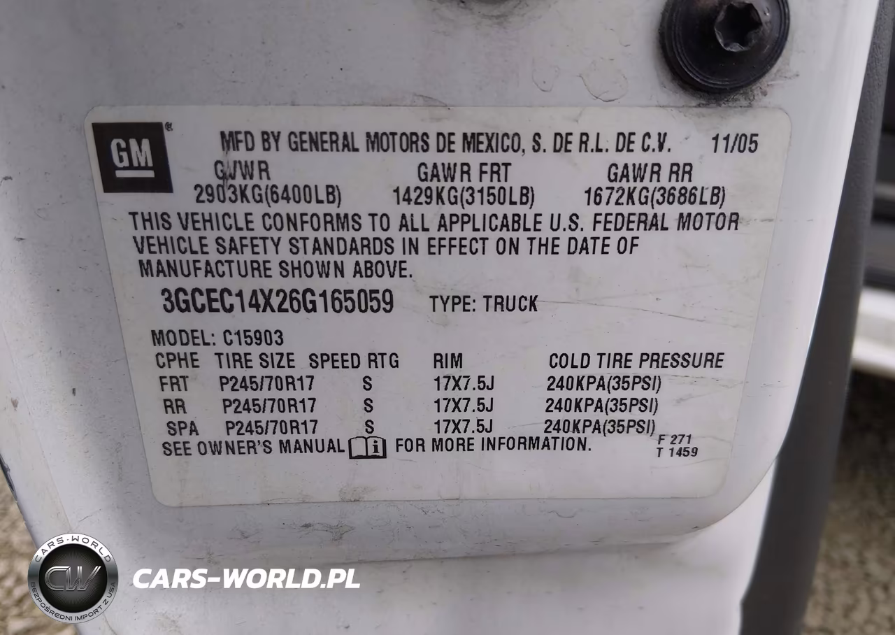2006 Chevrolet Silverado 1500 Work Truck VIN:3GCEC14X26G165059 - 9