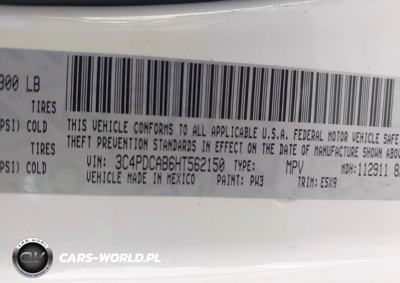 2017 Dodge Journey Se VIN:3C4PDCAB6HT562150 - 9