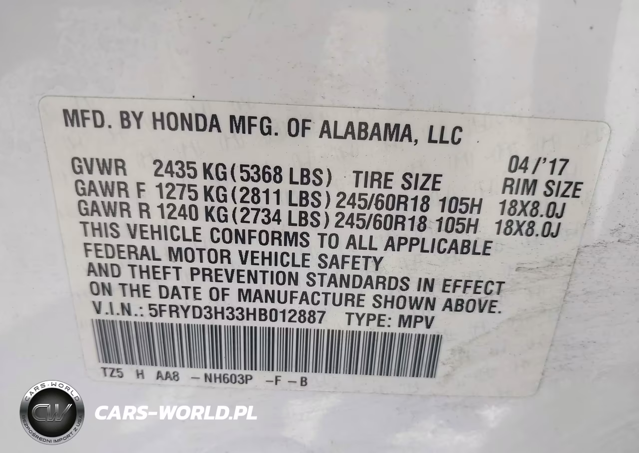 2017 Acura Mdx VIN:5FRYD3H33HB012887 - 9