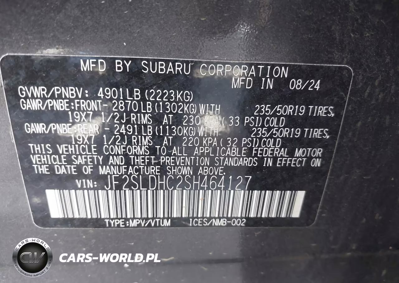 2025 Subaru Forester Sport VIN:JF2SLDHC2SH464127 - 9
