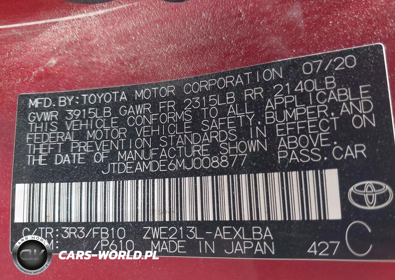 2021 Toyota Corolla Hybrid Le VIN:JTDEAMDE6MJ008877 - 9