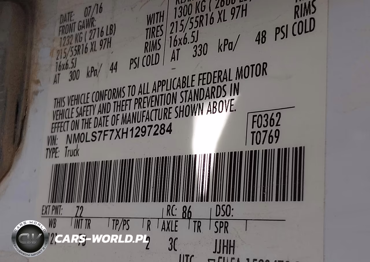 2017 Ford Transit Connect Xlt VIN:NM0LS7F7XH1297284 - 9