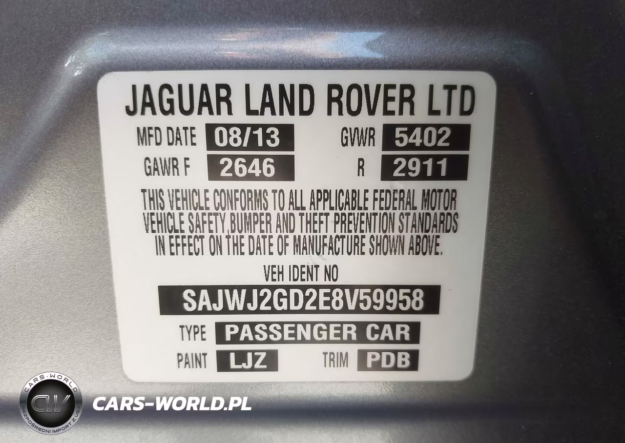 2014 Jaguar Xj Xjl Portfolio VIN:SAJWJ2GD2E8V59958 - 9