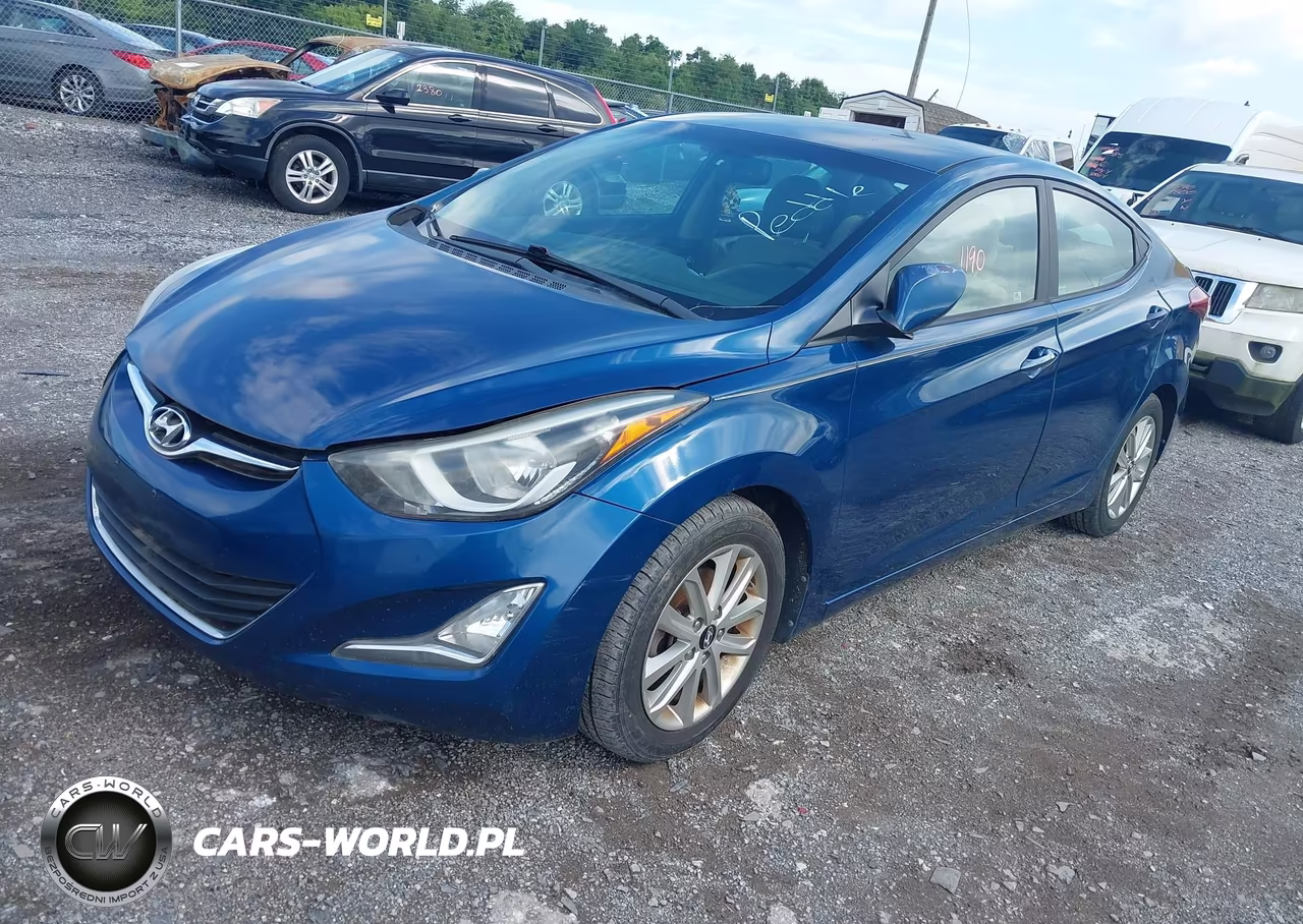 2015 Hyundai Elantra Se VIN:KMHDH4AE7FU298488 - 2
