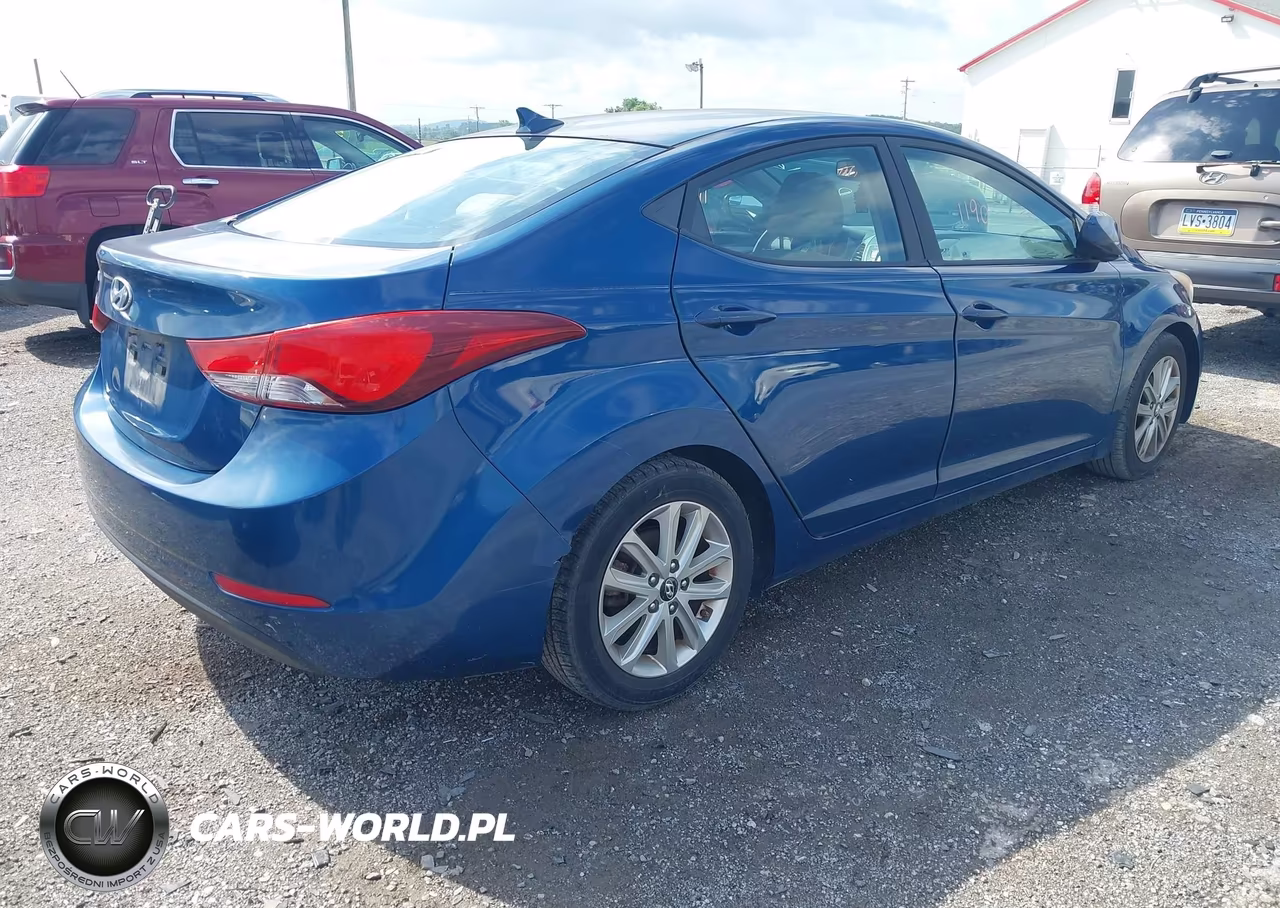 2015 Hyundai Elantra Se VIN:KMHDH4AE7FU298488 - 4