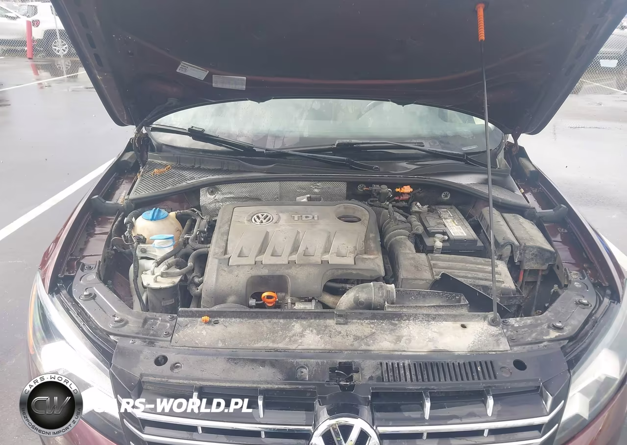 2013 Volkswagen Passat 2.0L Tdi Se VIN:1VWBN7A31DC031173 - 10