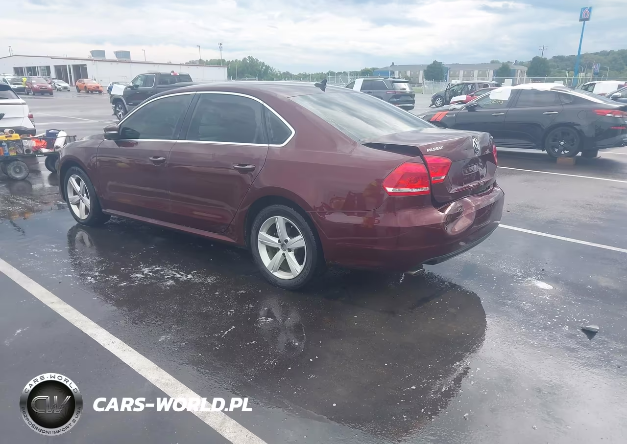 2013 Volkswagen Passat 2.0L Tdi Se VIN:1VWBN7A31DC031173 - 3