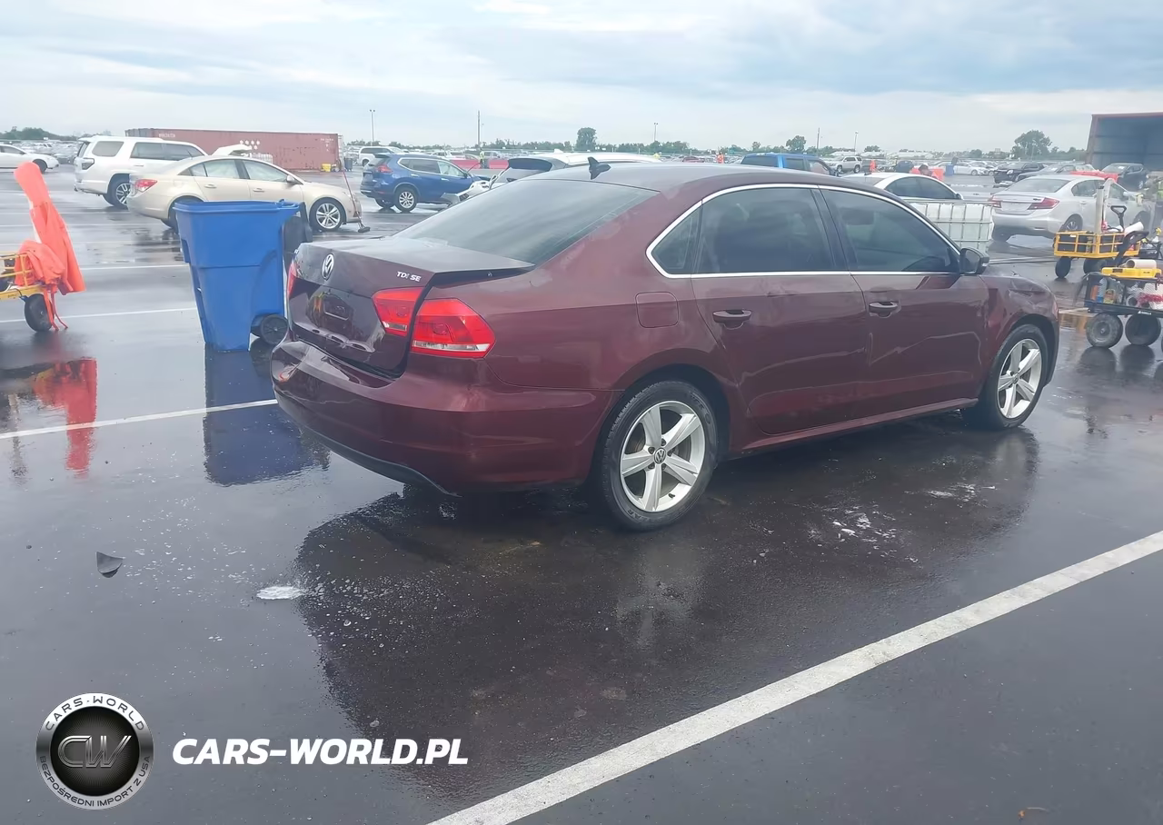 2013 Volkswagen Passat 2.0L Tdi Se VIN:1VWBN7A31DC031173 - 4