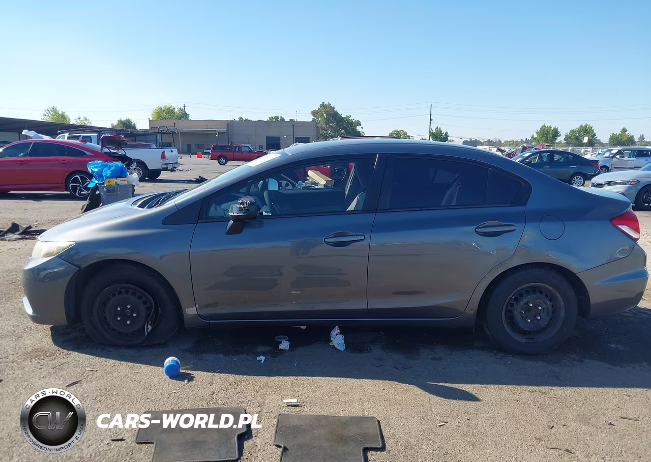 2013 Honda Civic Lx VIN:19XFB2F54DE207278 - 14