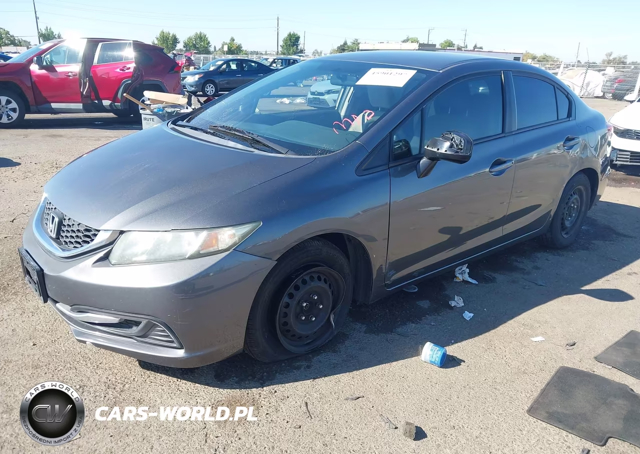 2013 Honda Civic Lx VIN:19XFB2F54DE207278 - 2