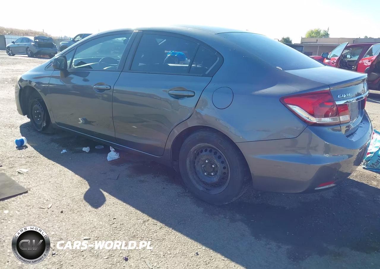 2013 Honda Civic Lx VIN:19XFB2F54DE207278 - 3