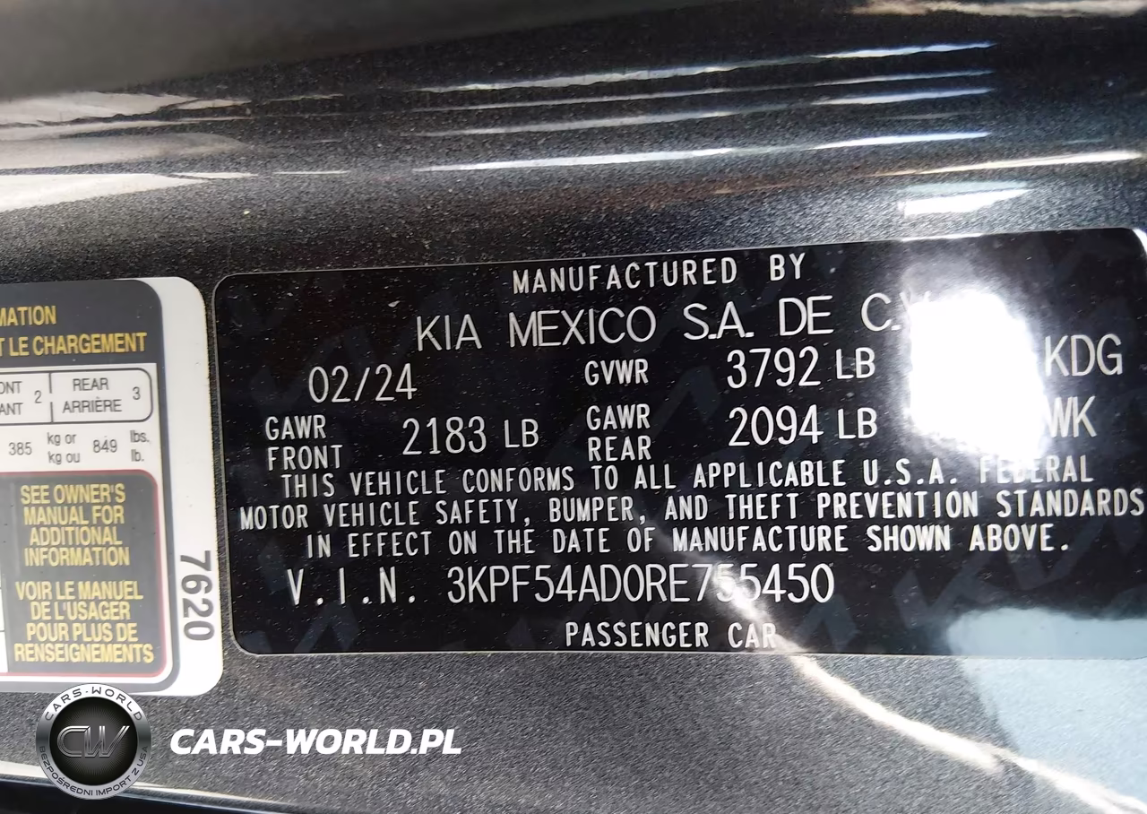 2024 Kia Forte Gt-Line VIN:3KPF54AD0RE755450 - 9