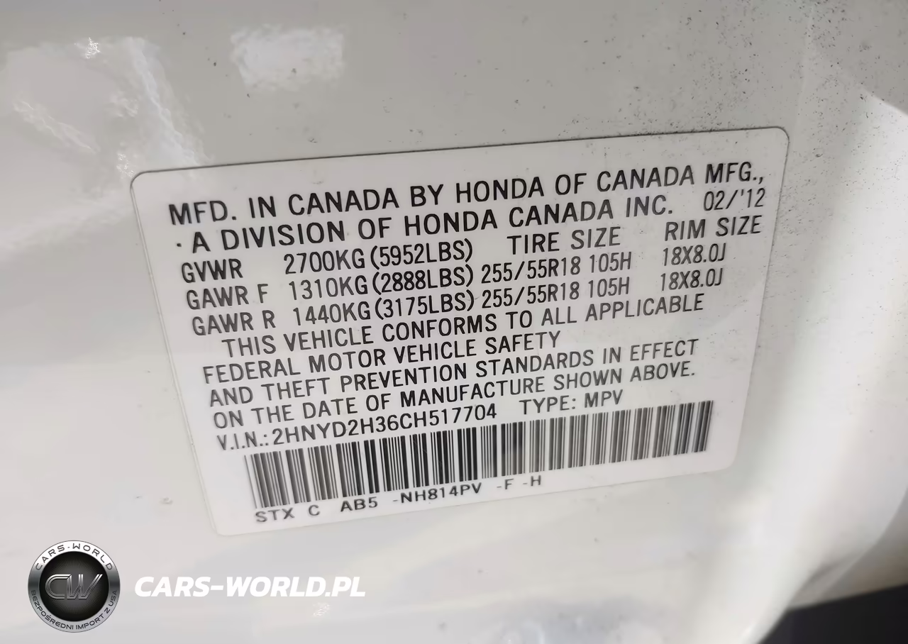 2012 Acura Mdx Technology Package VIN:2HNYD2H36CH517704 - 9