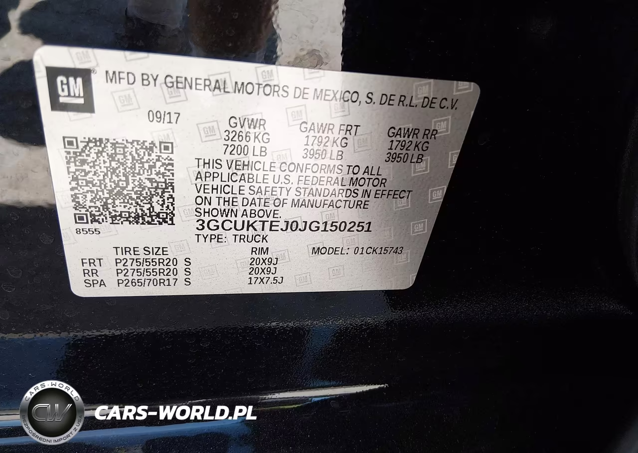 2018 Chevrolet Silverado 1500 High Country VIN:3GCUKTEJ0JG150251 - 9
