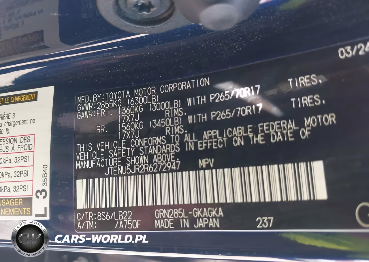 2024 Toyota 4Runner Sr5 Premium VIN:JTENU5JR2R6272947 - 9