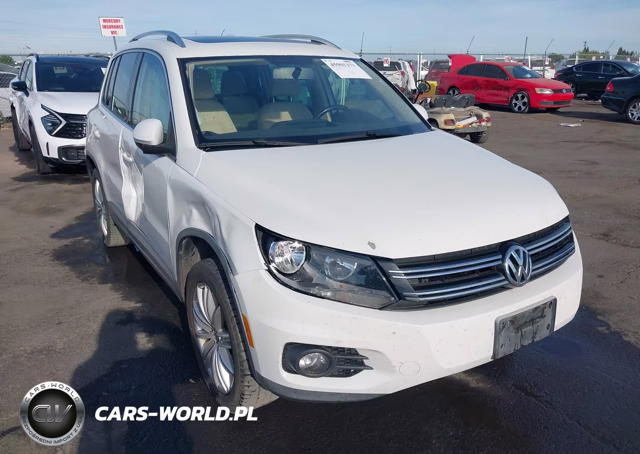 2013 Volkswagen Tiguan Se VIN:WVGBV3AX4DW609856 - 1