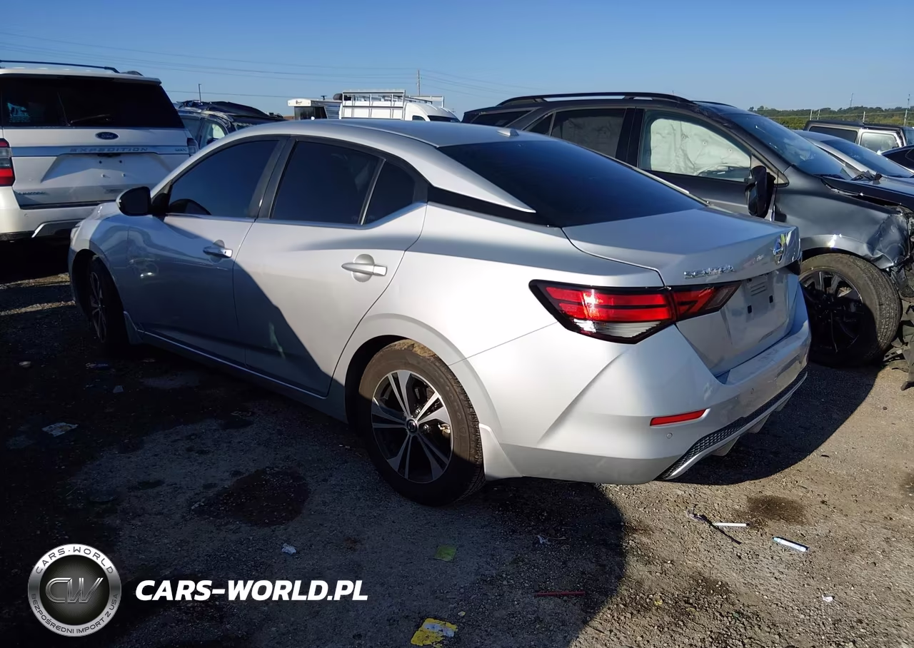 2021 Nissan Sentra Sv Xtronic Cvt VIN:3N1AB8CV2MY309911 - 3