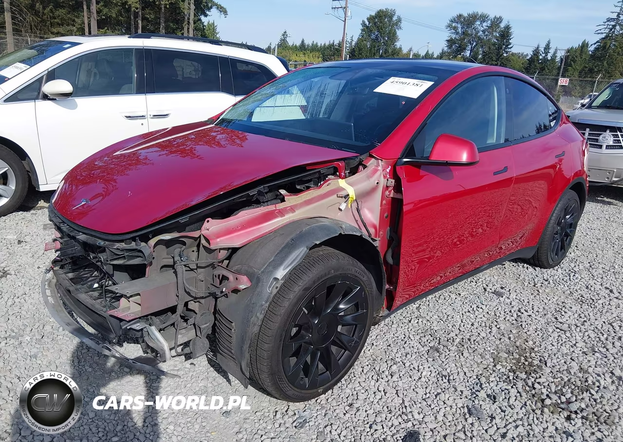 2021 Tesla Model Y Long Range Dual Motor All-Wheel Drive VIN:5YJYGDEE0MF259122 - 2