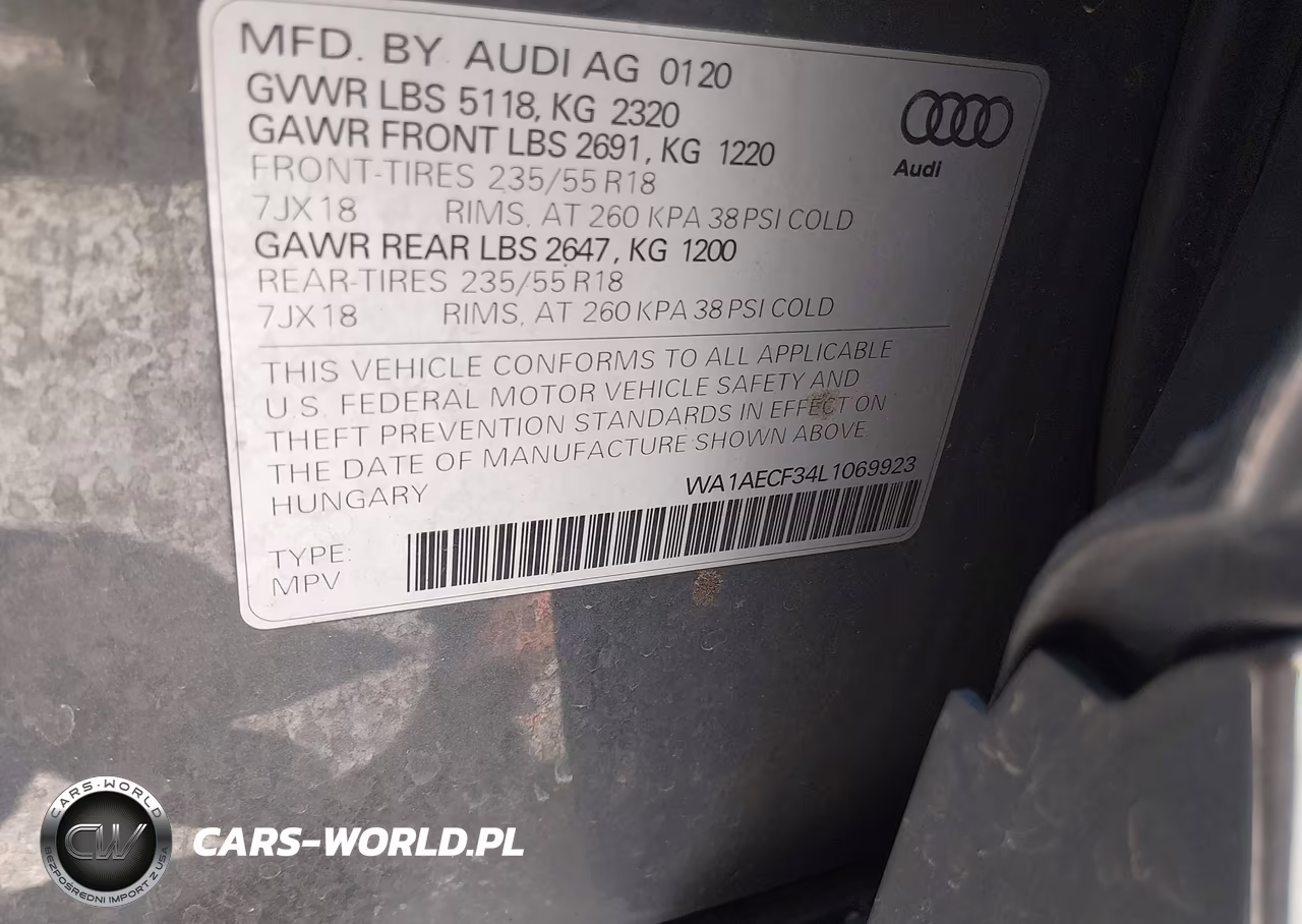 2020 Audi Q3 Premium 45 Tfsi Quattro Tiptronic VIN:WA1AECF34L1069923 - 9