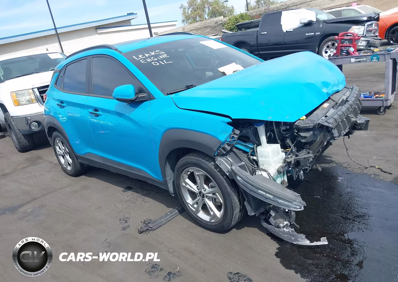 2022 Hyundai Kona Sel VIN:KM8K32AB9NU862317 - 1