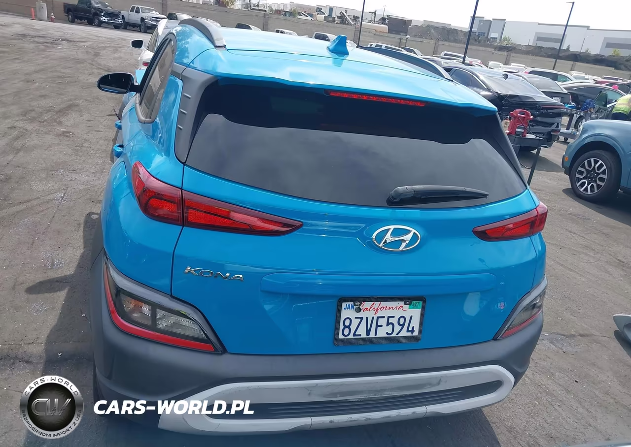 2022 Hyundai Kona Sel VIN:KM8K32AB9NU862317 - 17