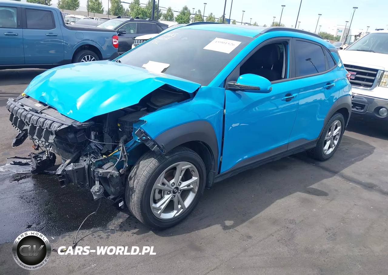 2022 Hyundai Kona Sel VIN:KM8K32AB9NU862317 - 2