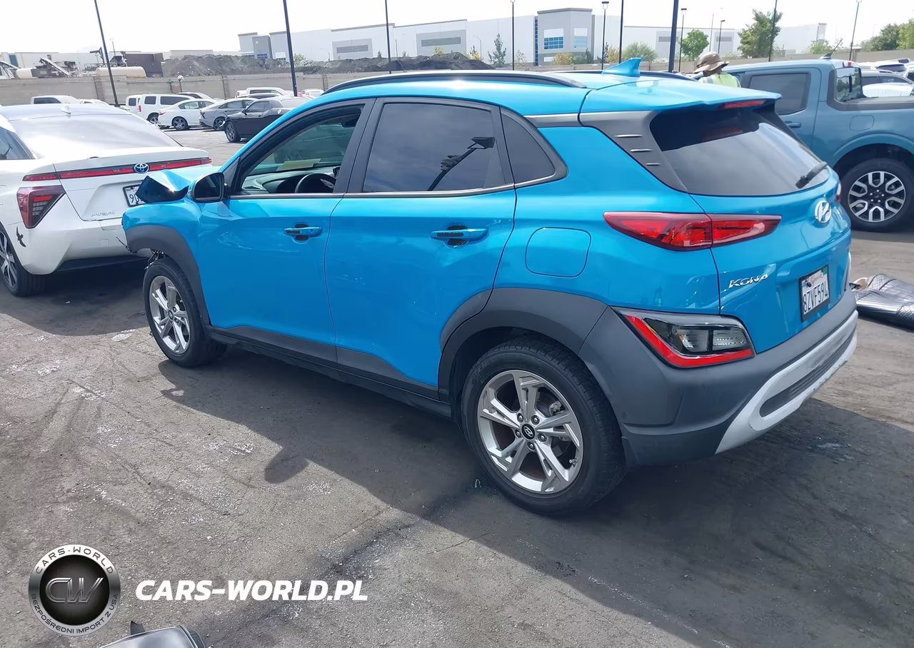 2022 Hyundai Kona Sel VIN:KM8K32AB9NU862317 - 3