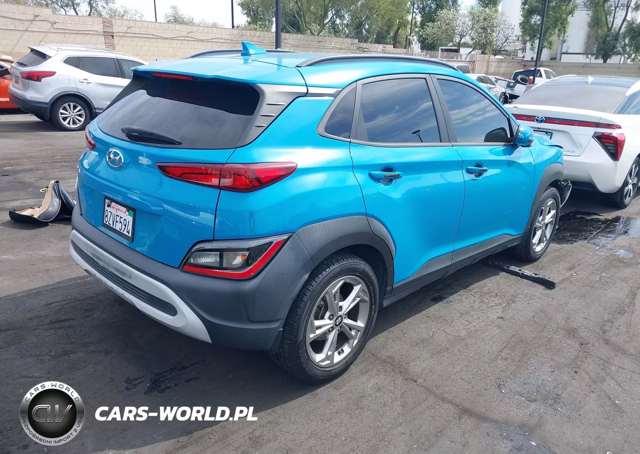 2022 Hyundai Kona Sel VIN:KM8K32AB9NU862317 - 4