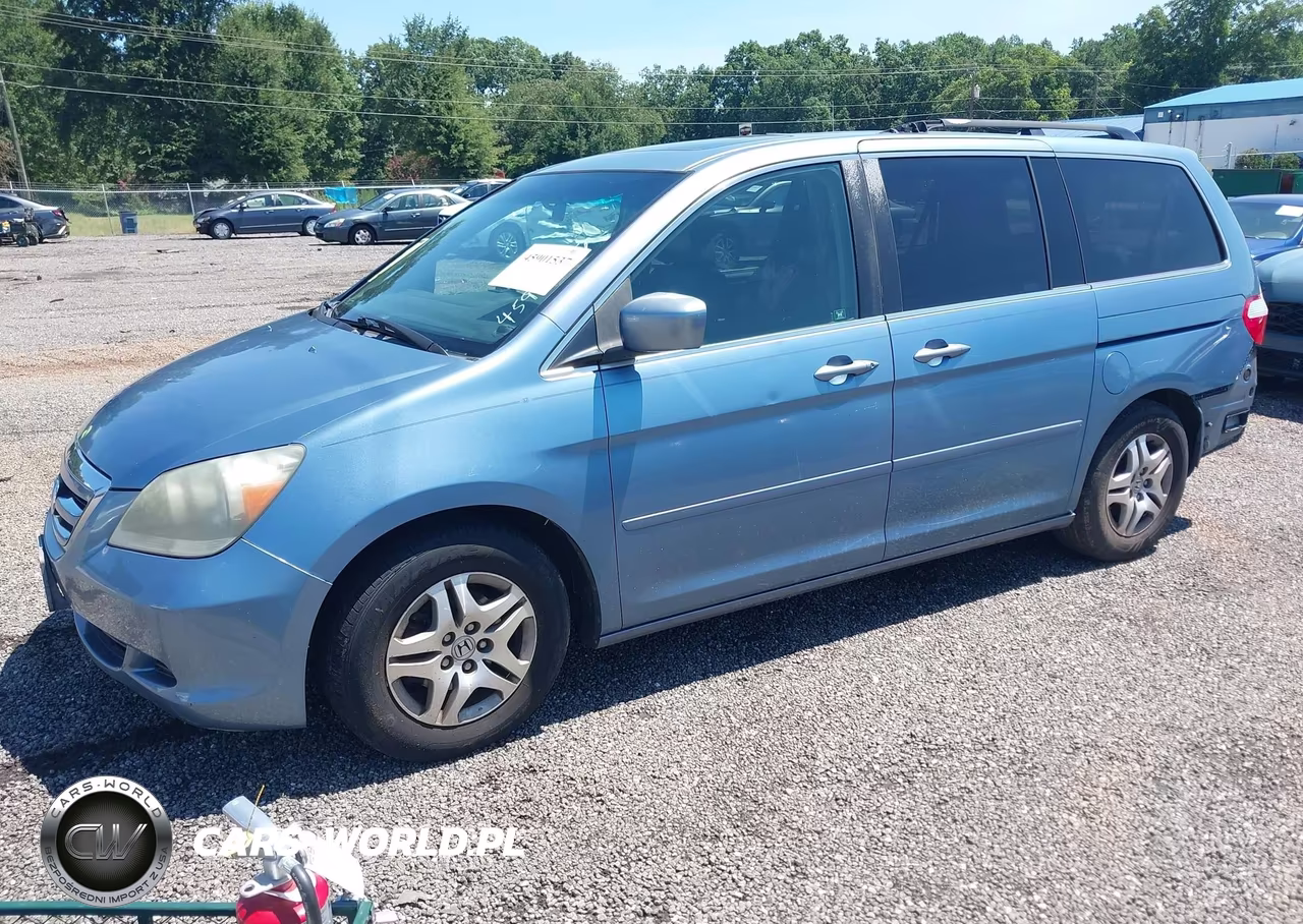 2005 Honda Odyssey Ex-L VIN:5FNRL38755B060091 - 2