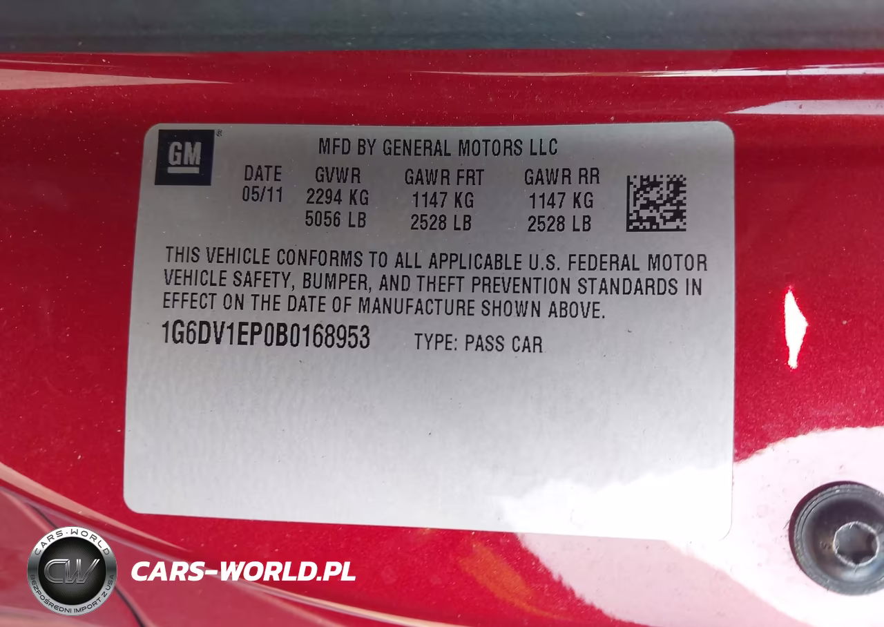 2011 Cadillac Cts-V VIN:1G6DV1EP0B0168953 - 9