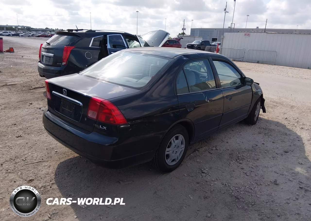 2001 Honda Civic Lx VIN:JHMES16581S011468 - 4