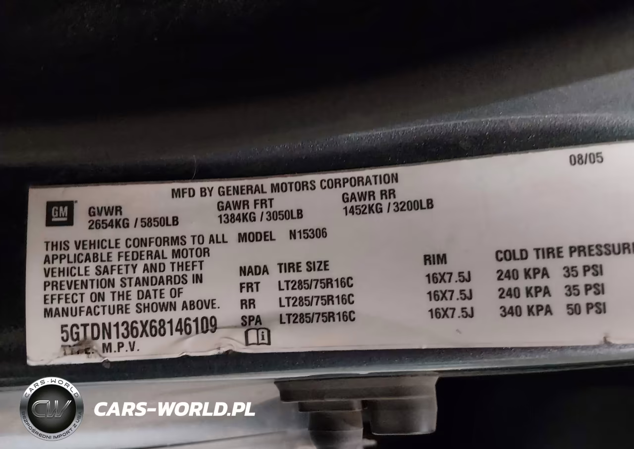 2006 Hummer H3 Suv VIN:5GTDN136X68146109 - 9