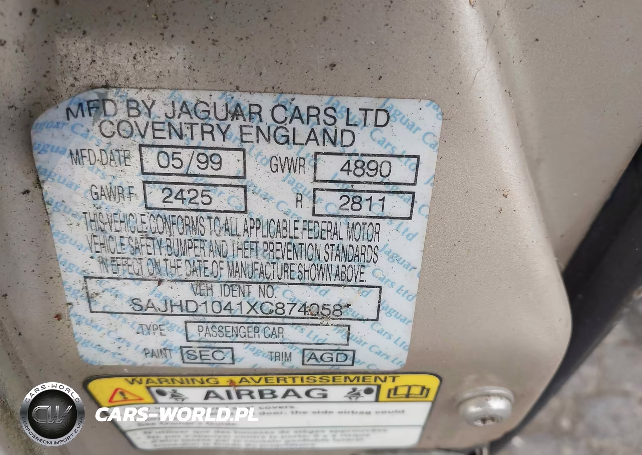 1999 Jaguar Xj8 VIN:SAJHD1041XC874058 - 9