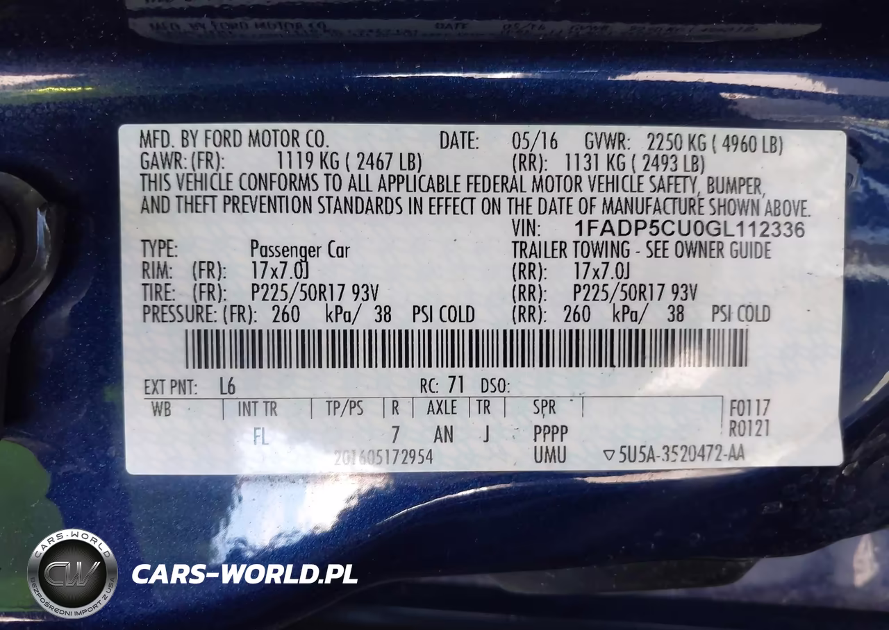 2016 Ford C-Max Energi Sel VIN:1FADP5CU0GL112336 - 9