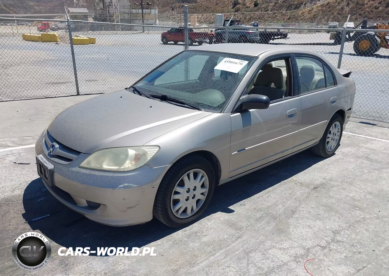 2004 Honda Civic Lx VIN:2HGES16574H600204 - 2