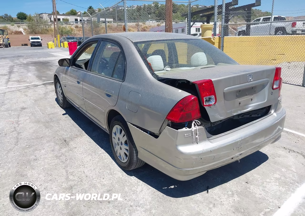 2004 Honda Civic Lx VIN:2HGES16574H600204 - 3