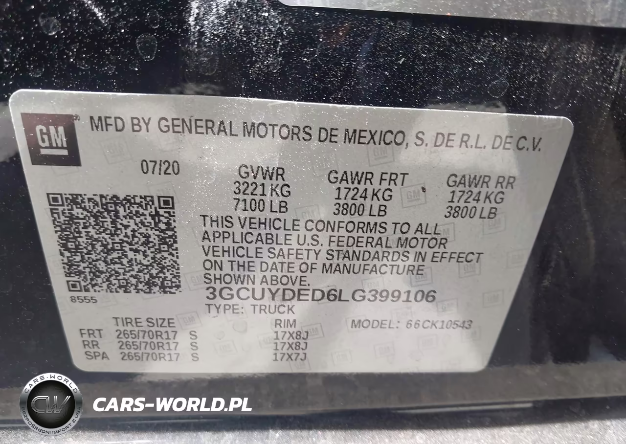 2020 Chevrolet Silverado 1500 4Wd Short Bed Lt VIN:3GCUYDED6LG399106 - 9