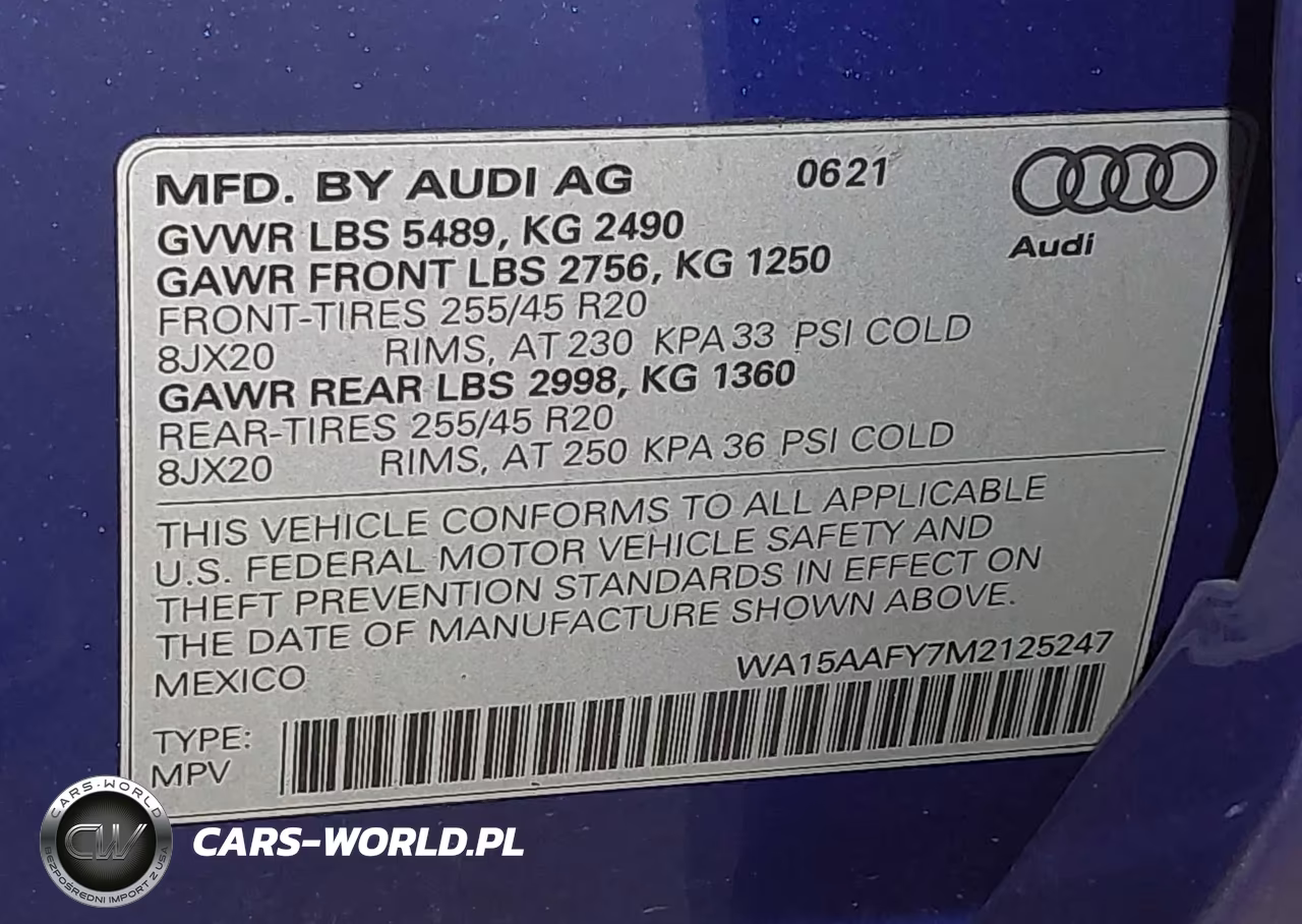 2021 Audi Q5 Sportback Premium Plus 45 Tfsi Quattro S Tronic VIN:WA15AAFY7M2125247 - 9