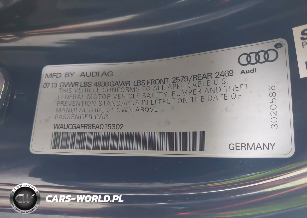 2014 Audi S5 3.0T Premium Plus VIN:WAUCGAFR8EA015302 - 9