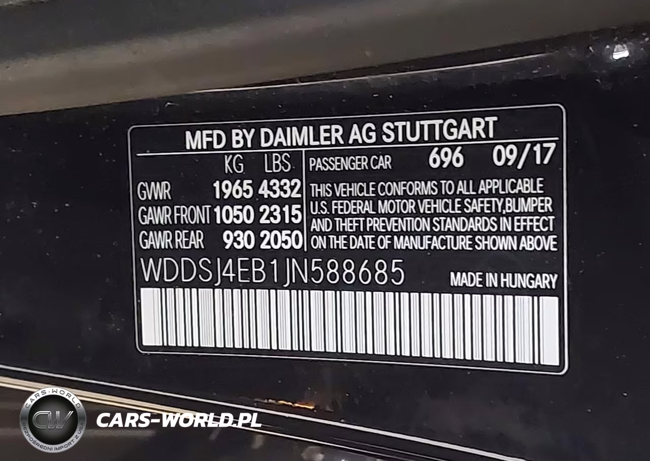 2018 Mercedes-Benz Cla 250 VIN:WDDSJ4EB1JN588685 - 9