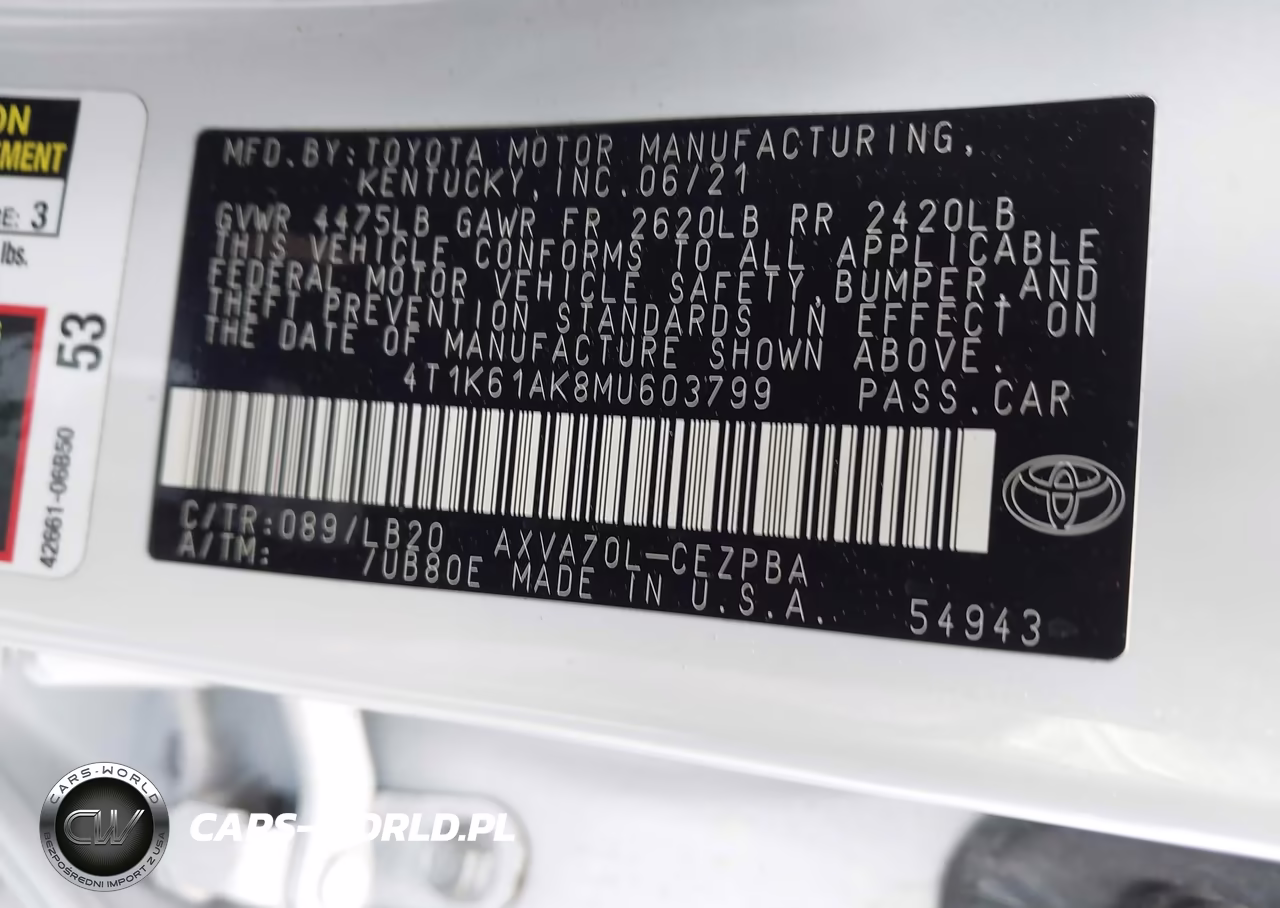 2021 Toyota Camry Xse VIN:4T1K61AK8MU603799 - 9