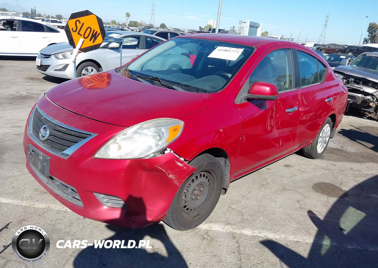 2012 Nissan Versa 1.6 Sv VIN:3N1CN7APXCL856824 - 2
