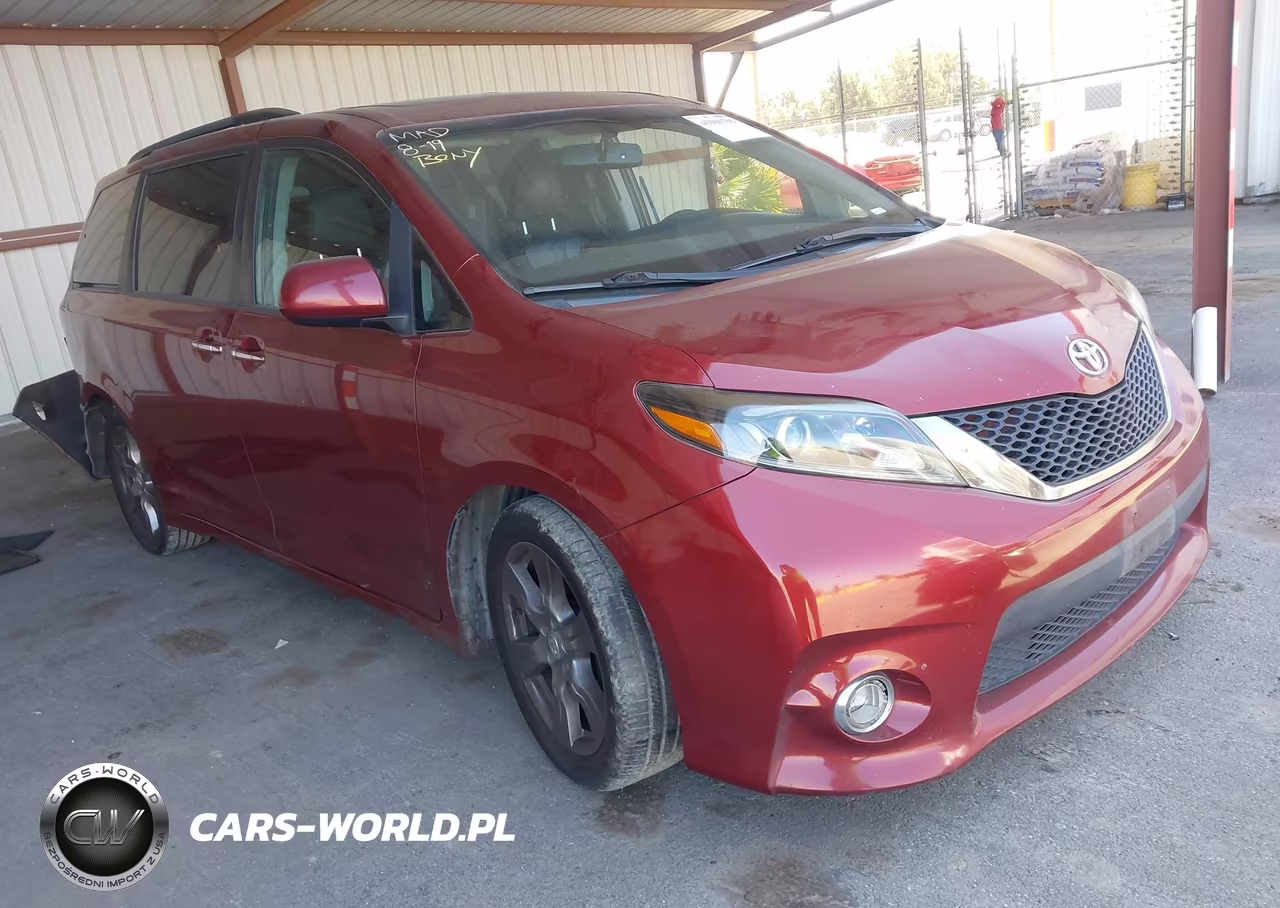 2017 Toyota Sienna Se 8 Passenger VIN:5TDXZ3DC9HS876701 - 1