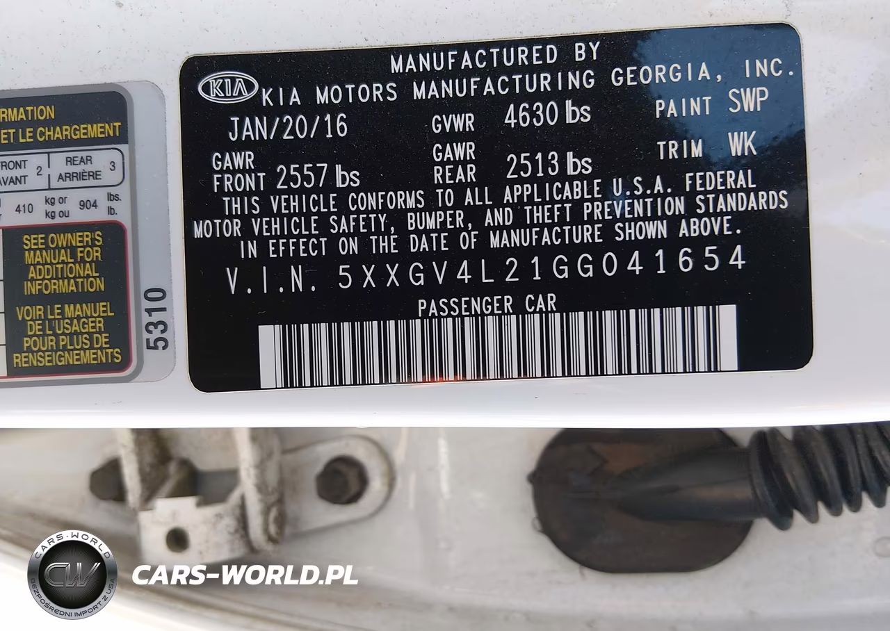 2016 Kia Optima Sxl Turbo VIN:5XXGV4L21GG041654 - 9